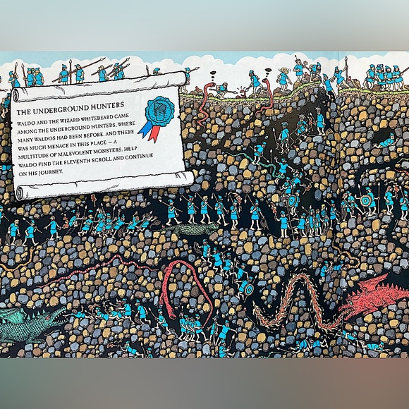 The Great Waldo Search - Yellow Hardcover Book 
c.1989 by Martin Handford - Picture 5 of 10